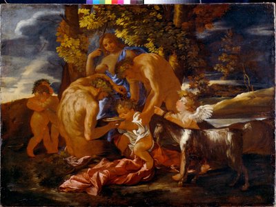 The Nurture of Bacchus by Nicolas Poussin